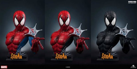 Queen Studio - Spiderman Bust [Blue Red/ Black Red/ Pure Black][1/1 scale]