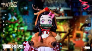 Zhong Er Zhai Pin - Nezuko as Red Nose Reindeer [SD/ Large]