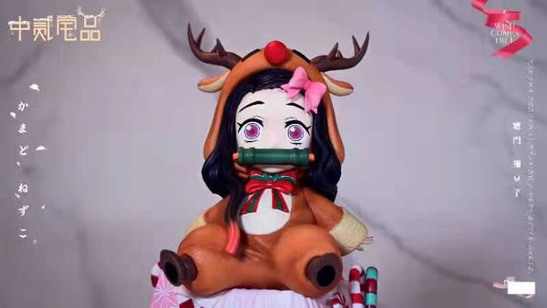 Zhong Er Zhai Pin - Nezuko as Red Nose Reindeer [SD/ Large]