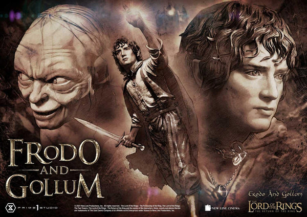 Prime 1 Studio - Frodo and Gollum - Lord of the Rings - Exclusive
