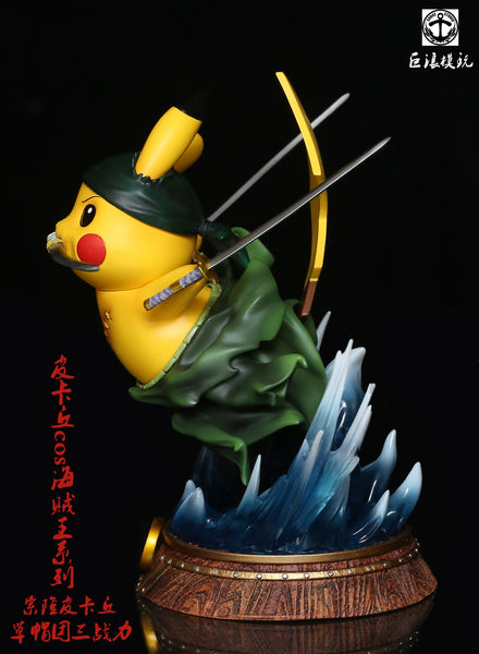 Surge Studio - Pikachu as Luffy, Zoro & Senji
